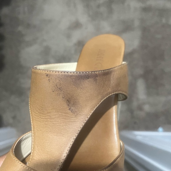 Jimmy Choo Cognac Sandal Wedges 41 - Picture 8 of 8